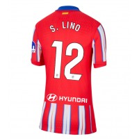 Camisa de time de futebol Atletico Madrid Samuel Lino #12 Replicas 1º Equipamento Feminina 2024-25 Manga Curta